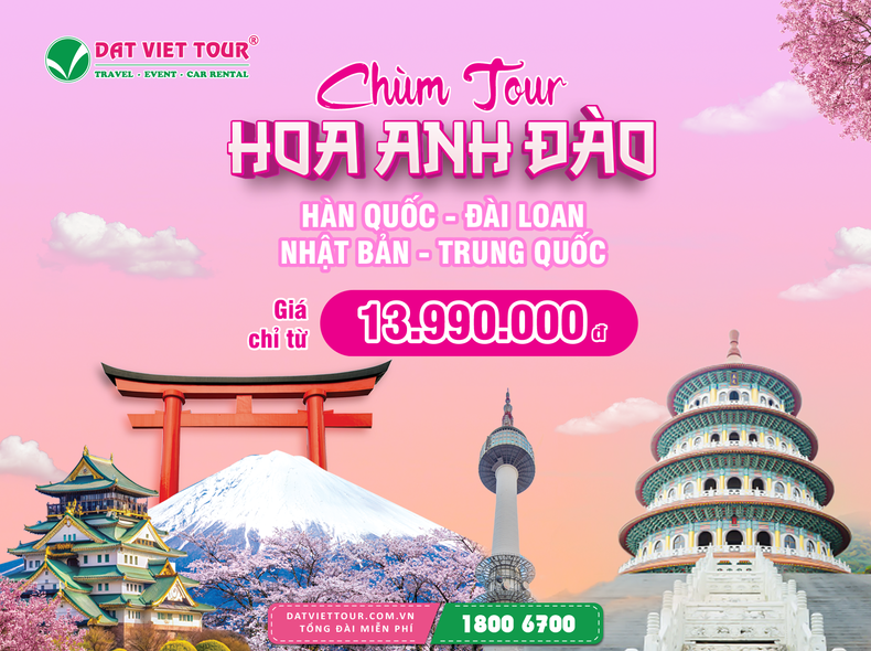 Tour hoa anh đào