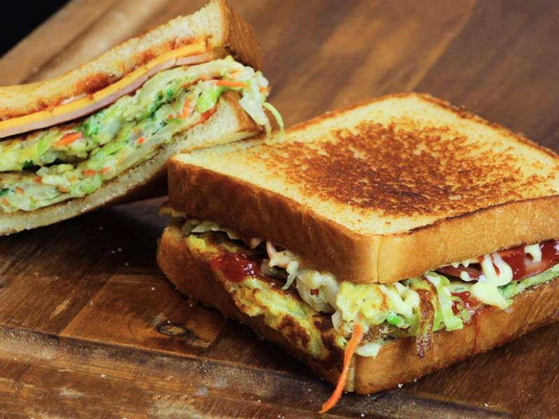 Bánh mì kẹp trứng kiểu Hàn Bánh mì kẹp trứng kiểu Hàn