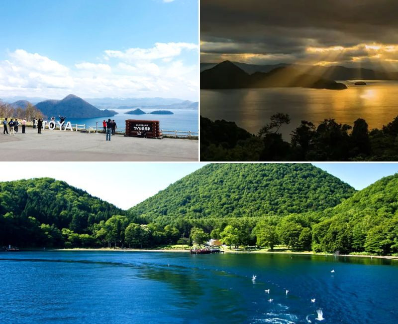  Vẻ đẹp hồ Toya qua từng góc độ