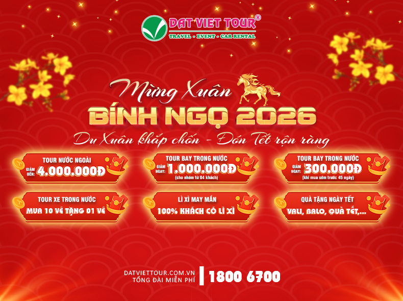 Du lịch tết 2026