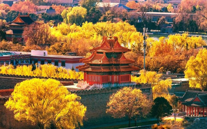 Sắc thu Trung Quốc đẹp như một bức tranh thiên nhiên Sắc thu Trung Quốc đẹp như một bức tranh thiên nhiên
