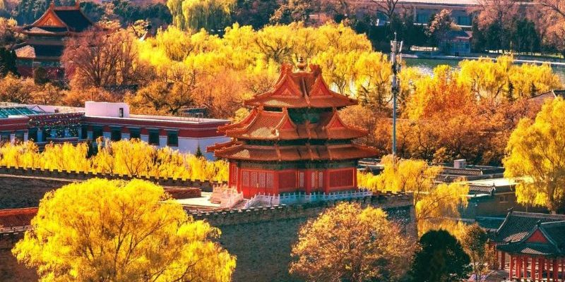 Sắc thu Trung Quốc đẹp như một bức tranh thiên nhiên